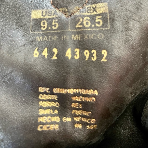 Muro black studded western boots size 9.5 - Picture 8 of 9